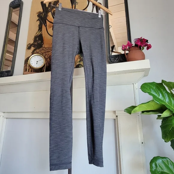 LULULEMON Heather Graphite Gray Leggings - Picture 13 of 13